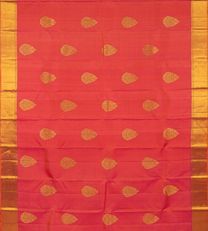 Orange Pink Kanchipuram Silk Saree2
