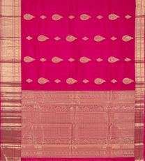 Pink Kora Kanchipuram Silk Saree3