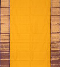 Mustard Yellow Kanchipuram Silk Saree2