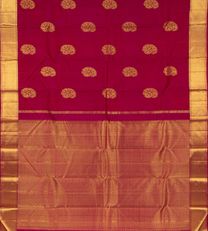 Deep pink Kanchipuram Silk Saree3