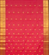 Fuschia Pink Kanchipuram Silk Saree2