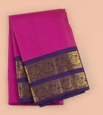 Fuschia Pink Kanchipuram Silk Saree1