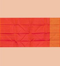 Pink Orange Kanchipuram Silk Saree4