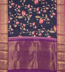 Navy Blue Kanchipuram Silk Saree3
