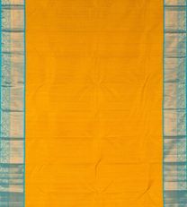 Tangerine Yellow Kanchipuram Silk Saree2