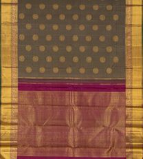 Greyish Kanchipuram Silk Saree3