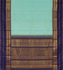 Light Sea Blue Kanchipuram Silk Saree3