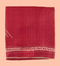 Tomato Red Shibori Saree1