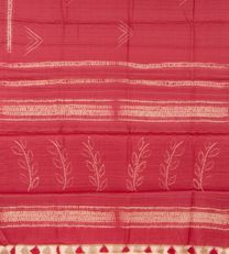 Tomato Red Shibori Saree3