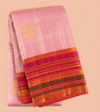 Light Pink kanchipuram Silk Saree1