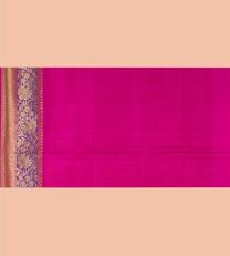 Orangish Pink Banaras Tussar Saree4