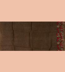 Light Brown Linen Saree4