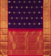 Purple Kanchipuram Silk Saree3