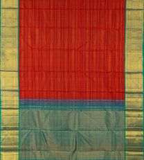 Chilli red Kanchipuram Silk Saree3