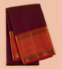 Maroon Kanchipuram Silk saree1