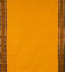Amber Yellow Kanchipuram Silk Saree2