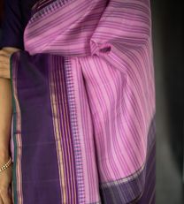 Lavender Kanchipuram Silk Saree2