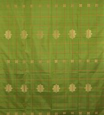 Leaf Green Soft Silk Saree2