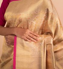 Creme Kanchipuram Silk Saree2