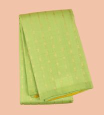 Lime Green Kanchipuram Silk Saree1