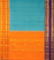 Light Blue Kanchipuram Silk Saree3