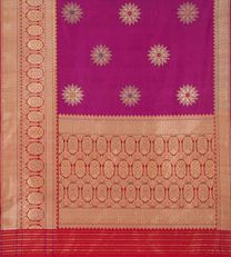 Berry Pink Banarasi Silk Saree3