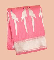 Pink Banarasi Silk Saree1