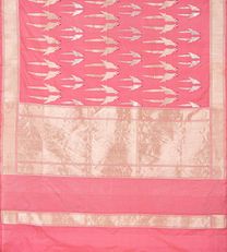 Pink Banarasi Silk Saree3