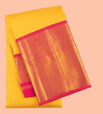 Mango Yellow Kanchipuram Silk Saree1