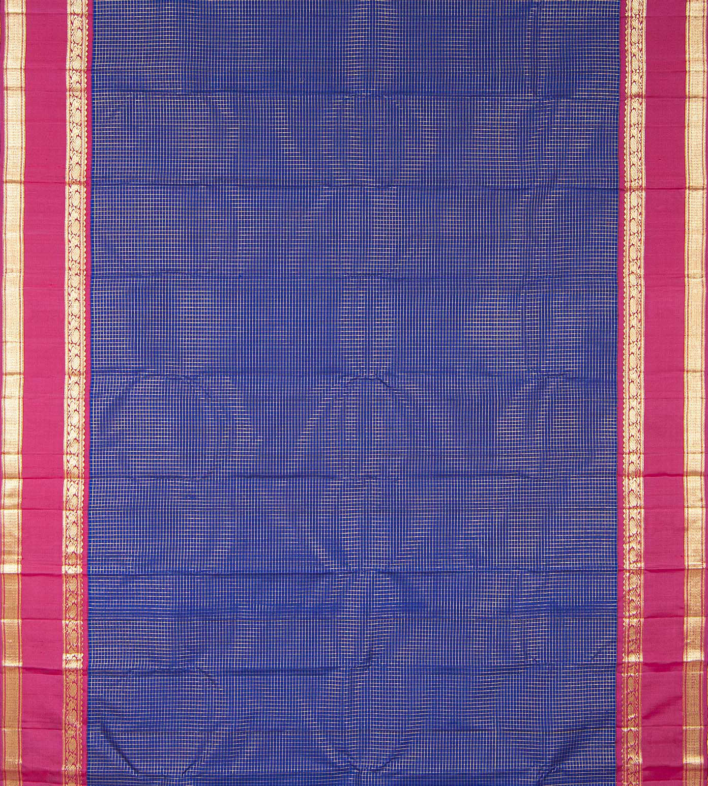 Admiral Blue Kanchipuram Silk Saree