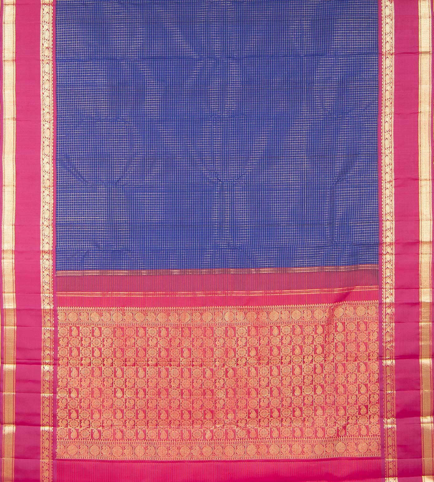 Admiral Blue Kanchipuram Silk Saree3