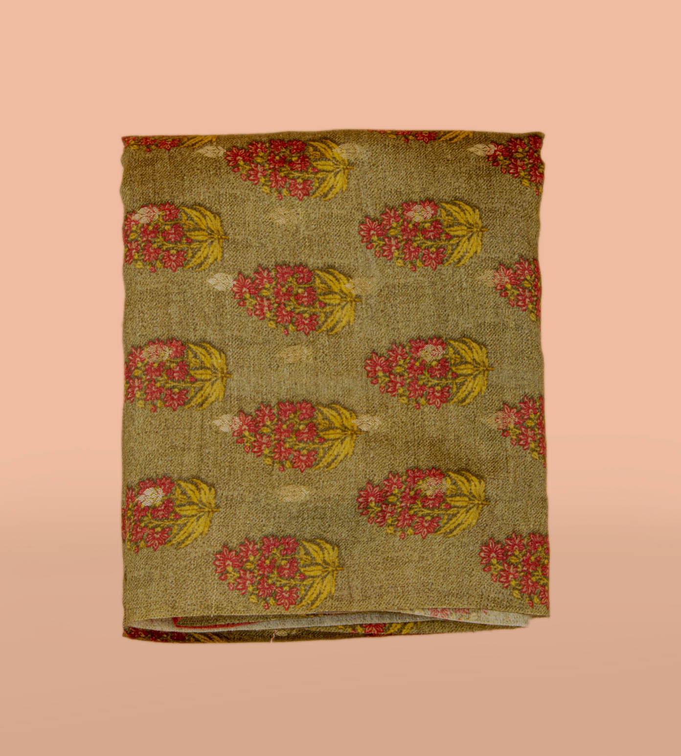 Olive Green Tussar Salwar1