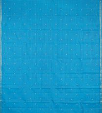Azure Blue Kanchipuram Silk Saree2