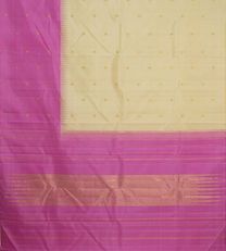 Off White Kanchipuram Silk Saree3