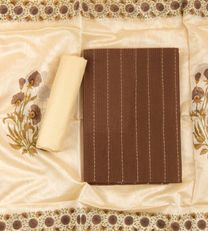 Light Brown Cotton Salwar1