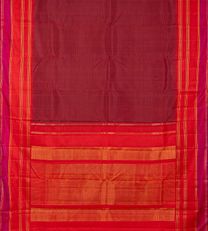 Deep Red Kanchipuram Silk Saree3
