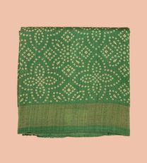 Green Tussar Printed Saree1