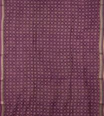 Purple Tussar Printed Saree2
