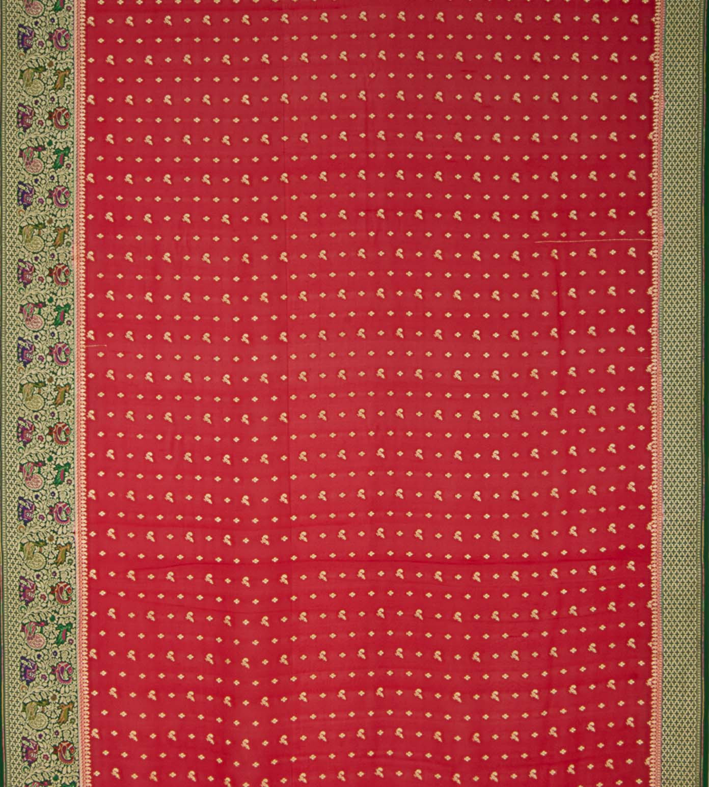 Red Banaras Georgette Saree2