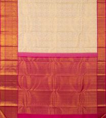 White Kanchipuram Silk Saree3