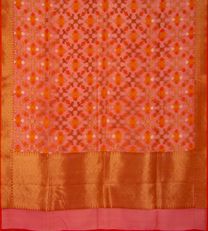 Light Orange Kora Silk Saree3