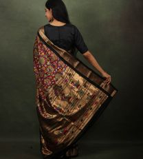 Maroon Soft Silk Saree2