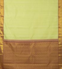 Lime Yellow Kanchipuram Silk Saree3