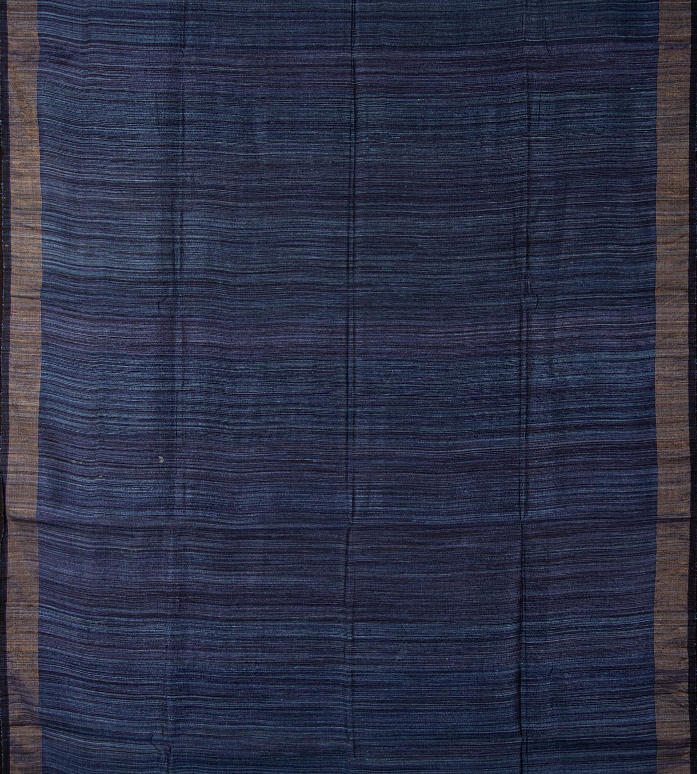 Navy Blue Tussar Saree2