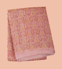 Pink Cotton Saree1