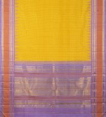Yellow Kanchipuram Silk Saree3