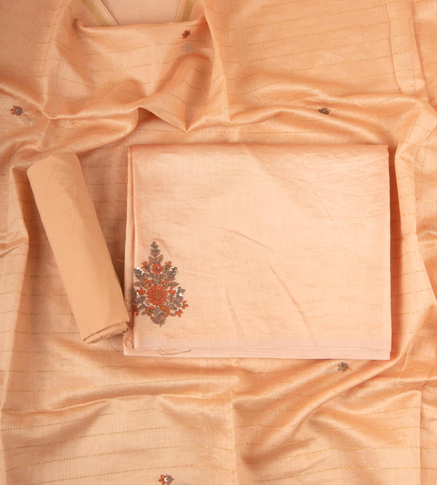 Peach Cotton Salwar1