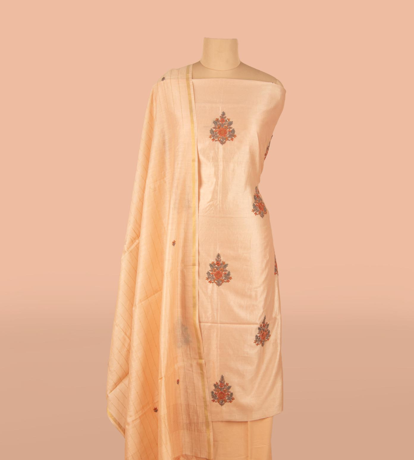 Peach Cotton Salwar2