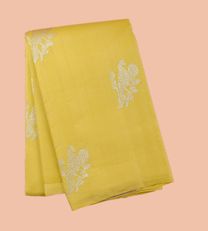 Yellow Kanchipuram Silk Saree1