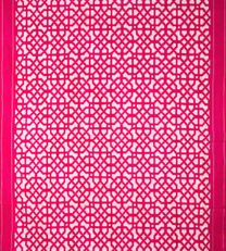 Pink Ikat Silk Saree2